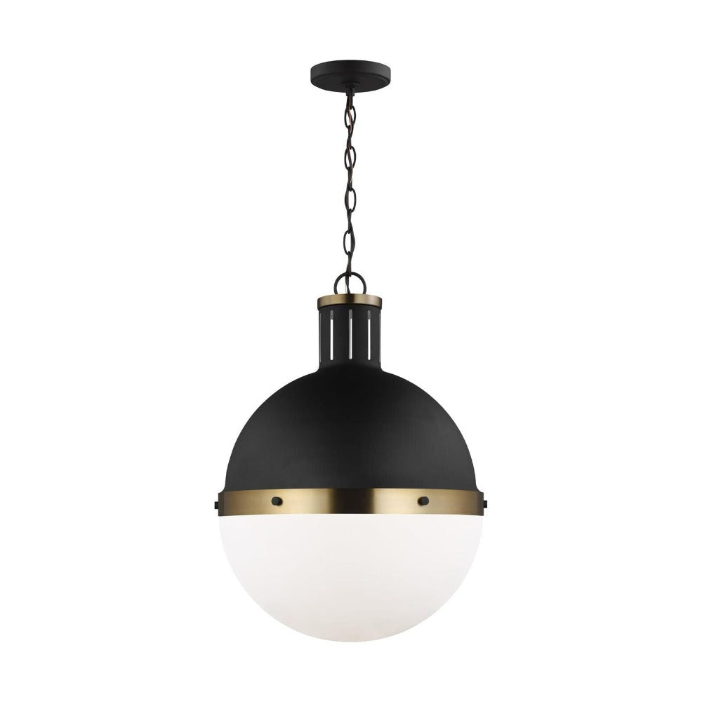 Soren 1-Light Pendant, Pendant, Midnight Black