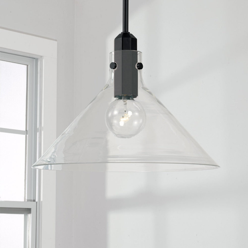 Baxter 1-light Pendant, Pendant, Black