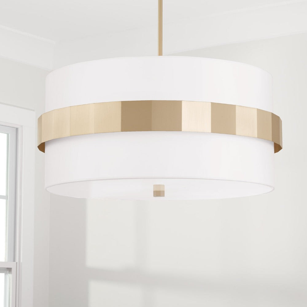 Chrishell 4-light Pendant, Pendant, Soft Gold