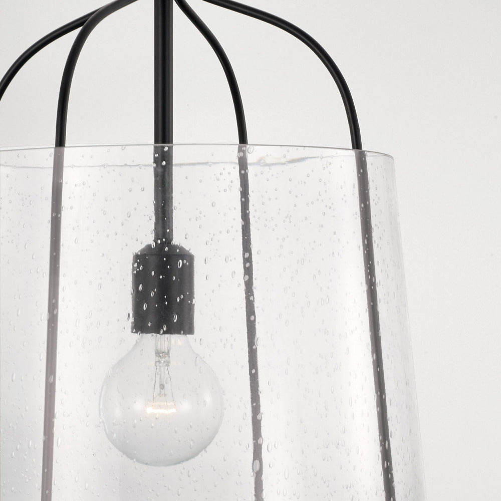 Susie Pendant, Pendant, Matte Black