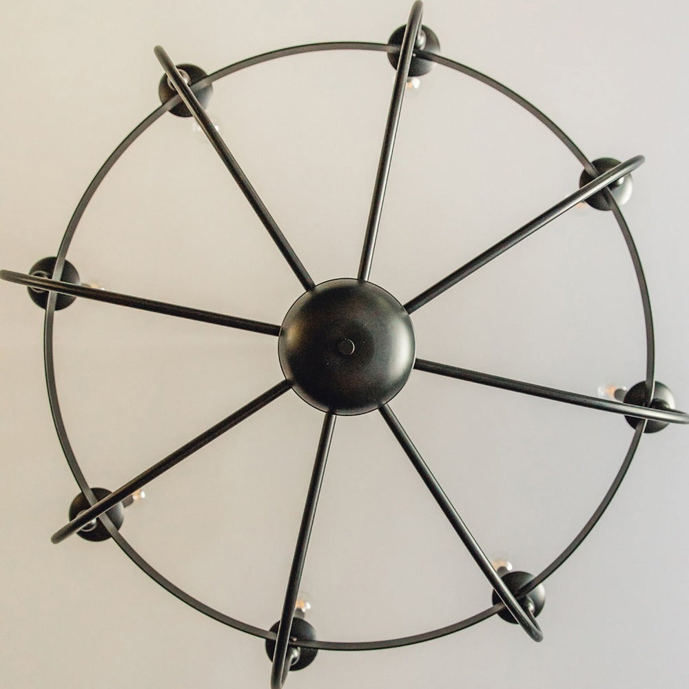 Emery Chandelier, Chandelier, Matte Black