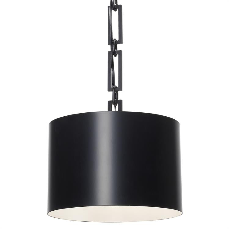 Alston 1-Light Chandelier in Matte Black, by Crystorma Lighting, 8683-MK