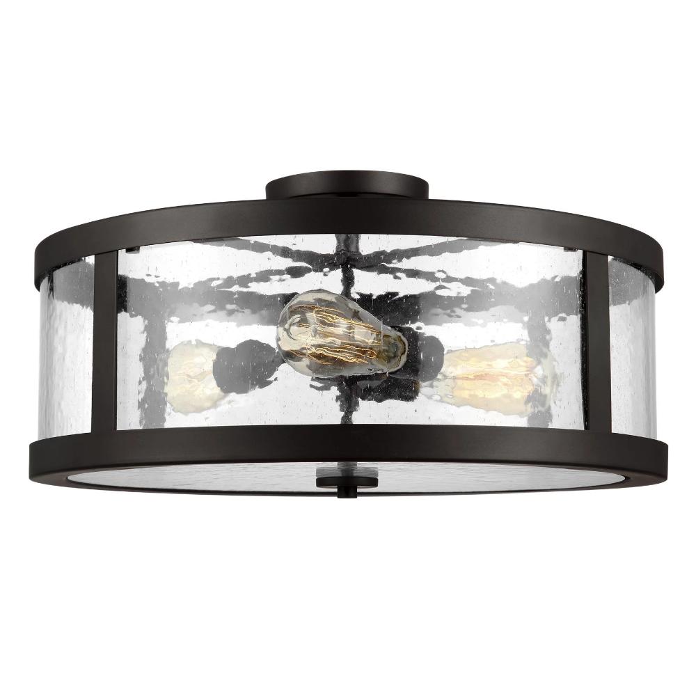 Harrow Ceiling Mount, 3-Light Semi-Flush Mount, Oil Rubbed Bronze