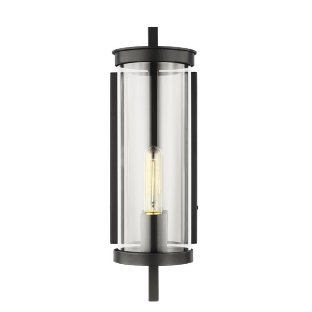 Wall Lantern, Outdoor Wall Sconce, Black