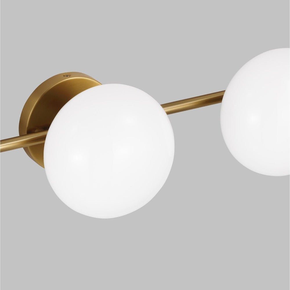 Vanity Detail, Milk Glass Globes