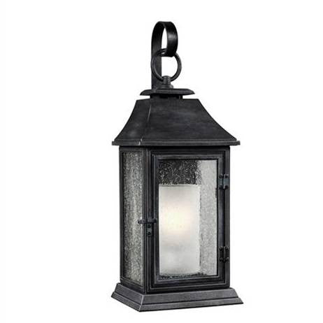 Shepherd Outdoor Sconce by Feiss in Dark Weathered Zinc OL10602DWZ