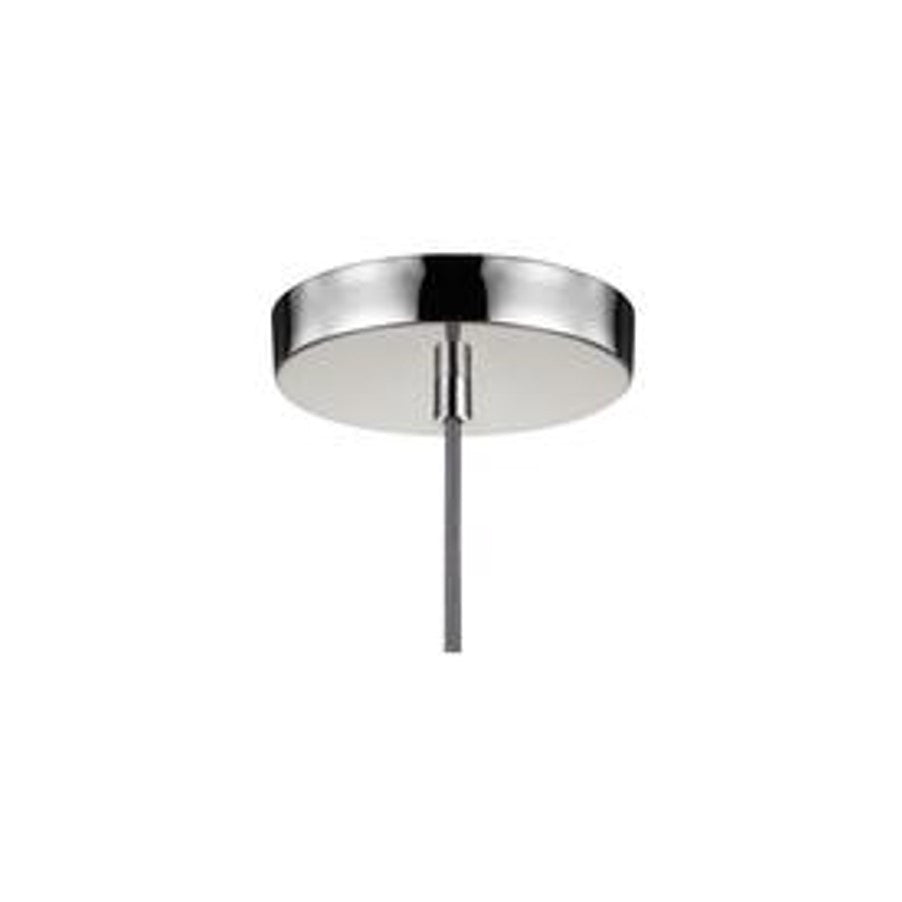 Baskin Pendant in Polished Nickel by Murray Feiss, P1348PN