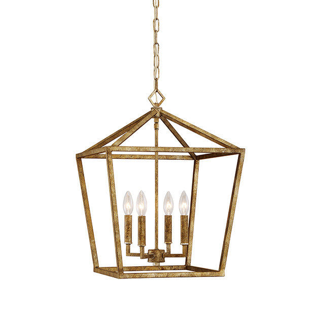 Geometric Cage Lantern OPEN BOX