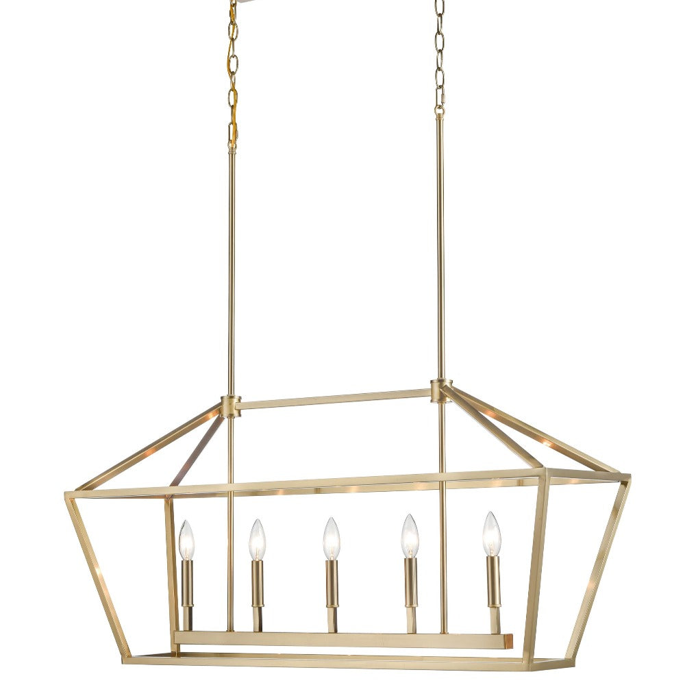 Poppy Cage Linear Pendant
