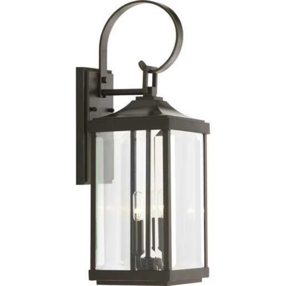 Gibbes Outdoor Wall Lantern, 2-Light Lantern, Antique Bronze