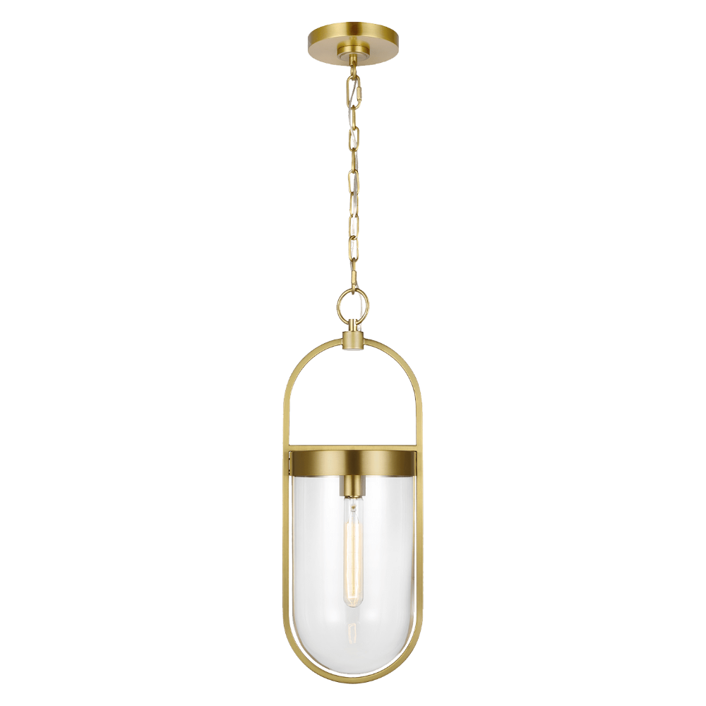 Tassin Small Pendant, Pendant, Brass