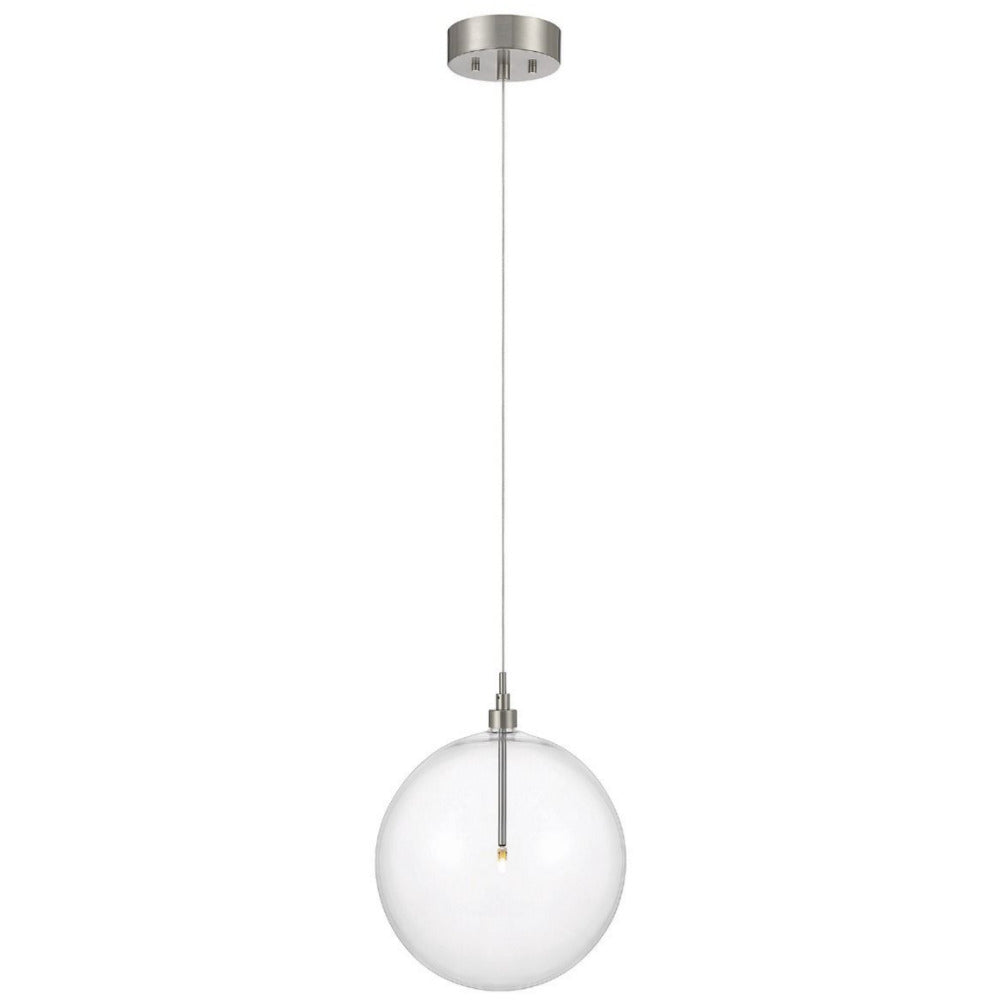 Chey Pendant, Pendant, Brushed Nickel