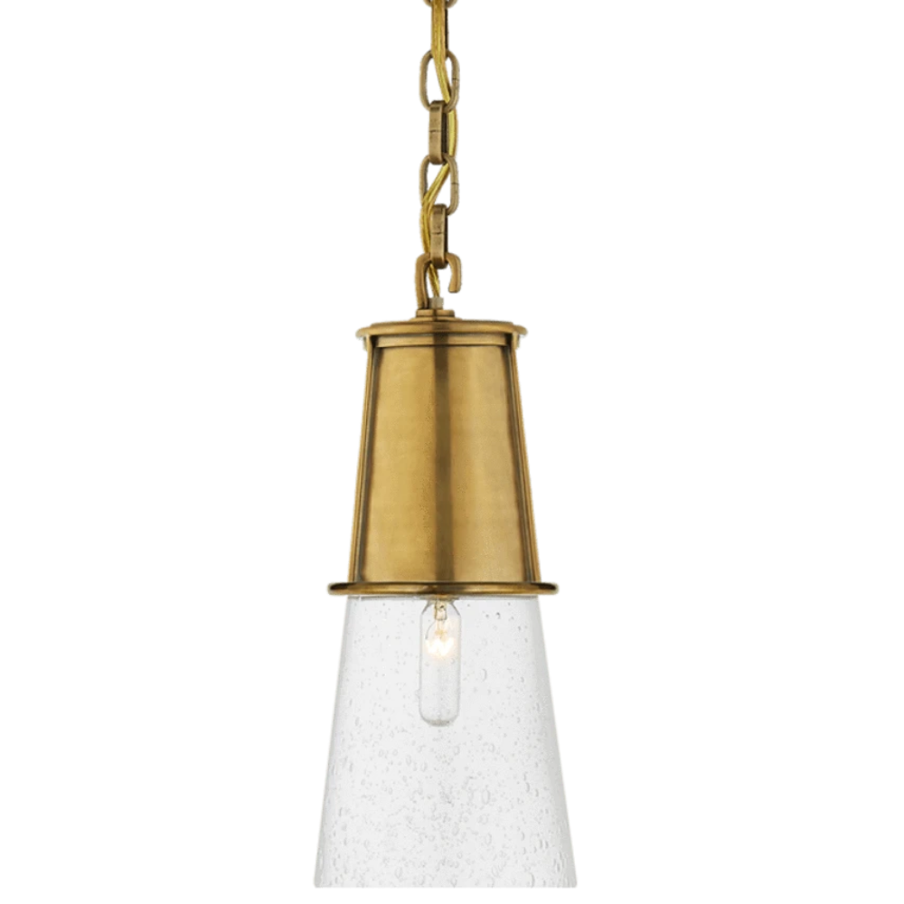 Blaese Pendant in Hand-Rubbed Antique Brass
