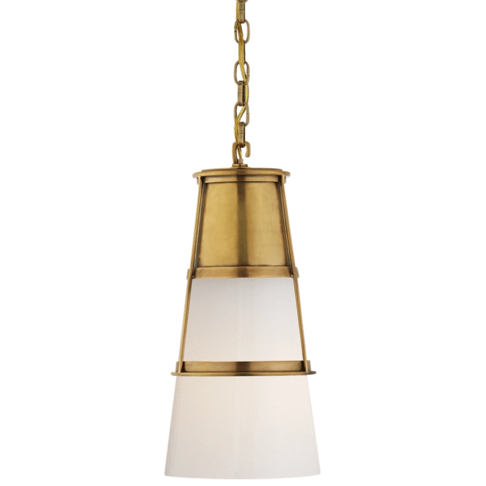 Blaese Pendant in Hand-Rubbed Antique Brass
