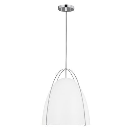 Chantel Matte White Pendant