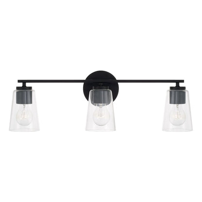 Finley 3-Light Vanity, Vanity, Matte Black