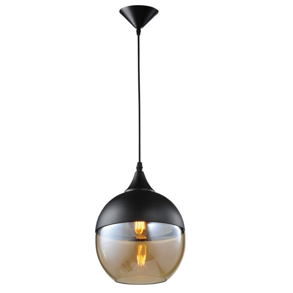 Davis Pendant, Pendant, Black