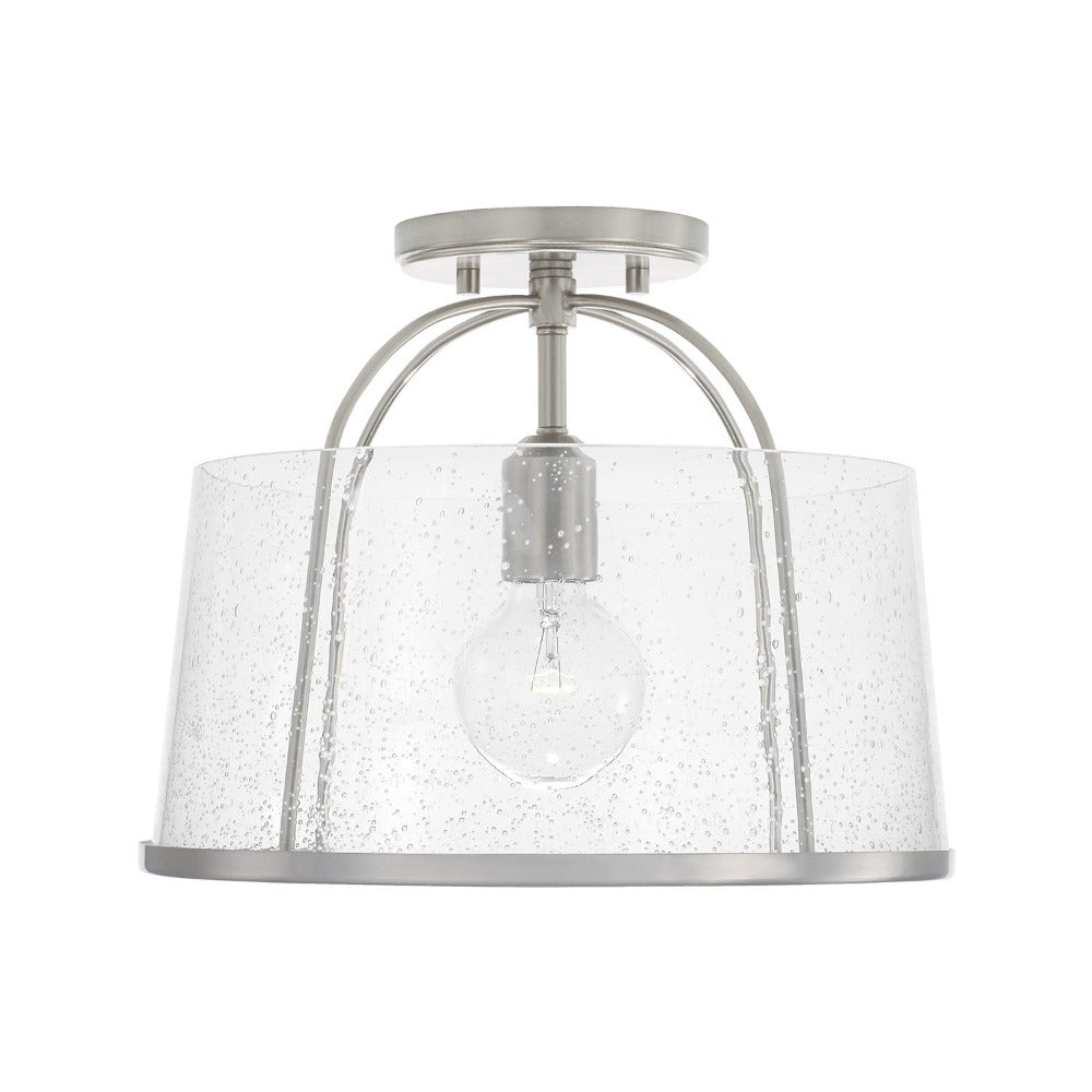 Susie Flushmount, Flushmount, Brushed Nickel