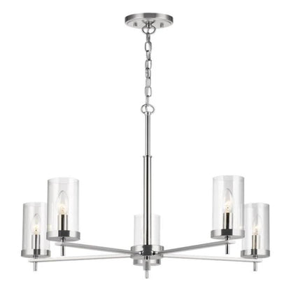 Huntington 5-Light Chandelier, Chandelier, Chrome