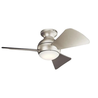 Kael Fan, 34" LED Ceiling Fan, Brushed Nickel
