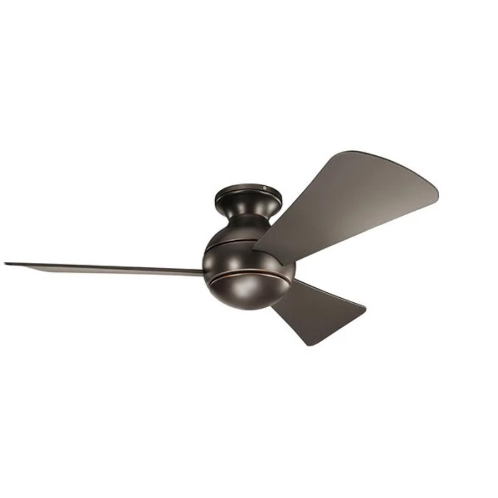 Sola Fan, 44" LED Ceiling Fan, Olde Bronze, Cap