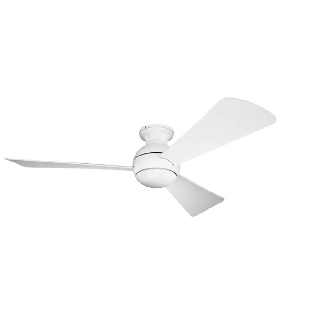 Sola Fan, 54" LED Ceiling Fan, Matte White, Cap