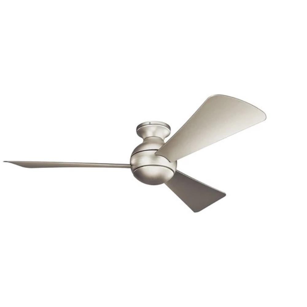 Sola Fan, 54" LED Ceiling Fan, Brushed Nickel, Cap