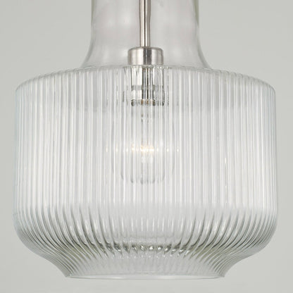 Brea Pendant, Pendant, Polished Nickel 