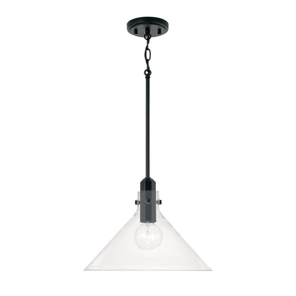 Baxter 1-light Pendant, Pendant, Black 