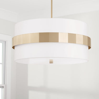 Chrishell 4-light Pendant, Pendant, Soft Gold