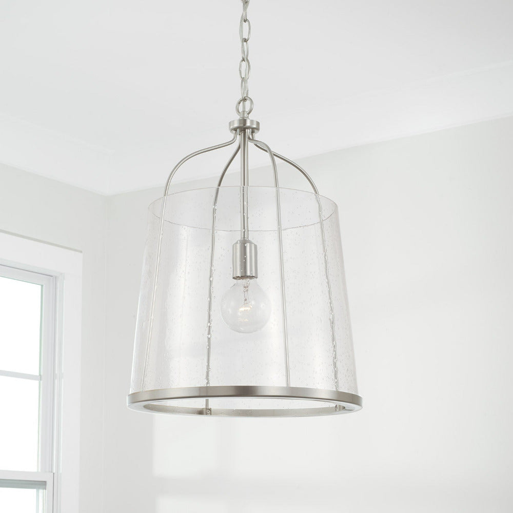 Susie Pendant, Pendant, Brushed Nickel