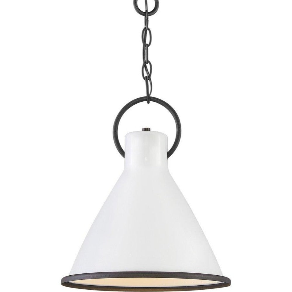 Rory White Pendant. Pendant, Polished White