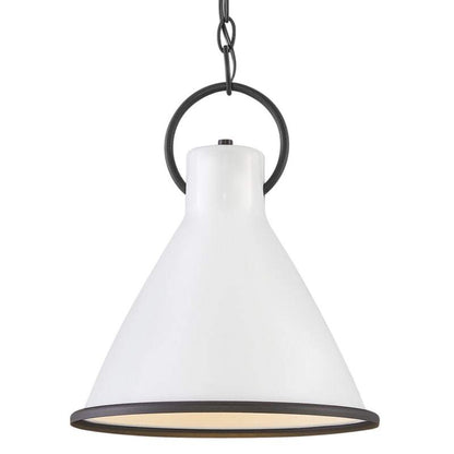 Rory White Pendant. Pendant, Polished White