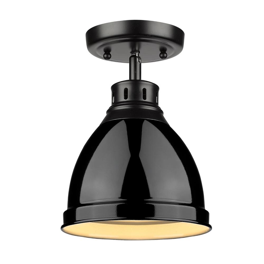 Elm Flush Mount in Black