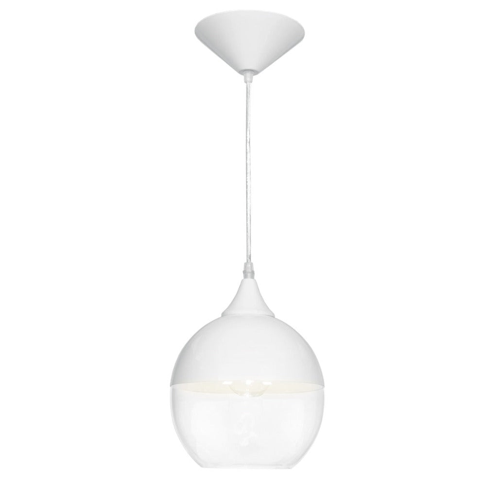 Davis Pendant, Pendant, White