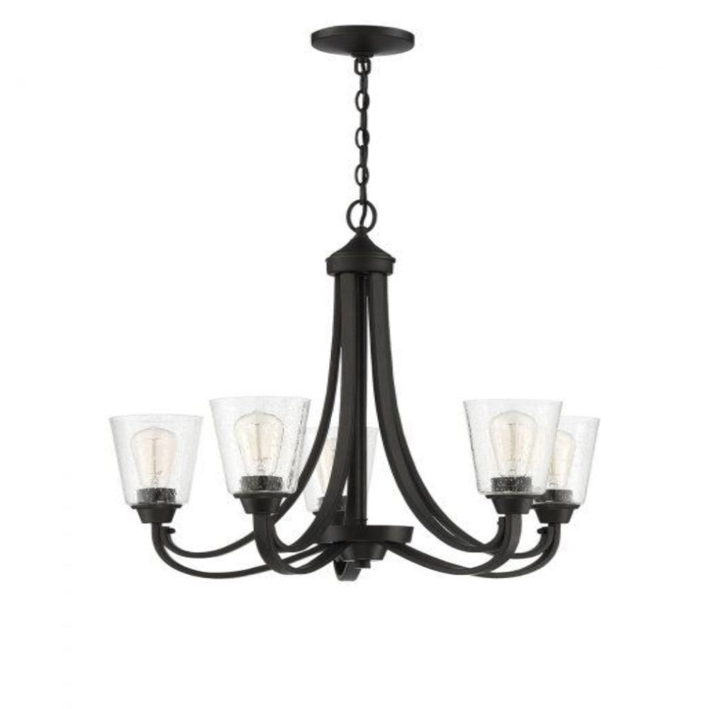 Venice 5-Light Chandelier, Chandelier, Espresso