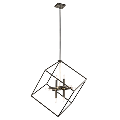 8-Light Cartone Pendant in Olde Bronze by Kichler Lighting 42526OZ