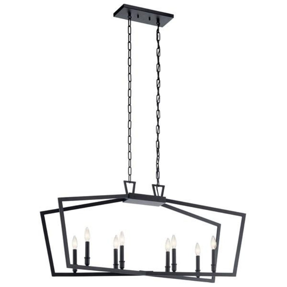 Marc Linear Chandelier, Linear Chandelier, Black