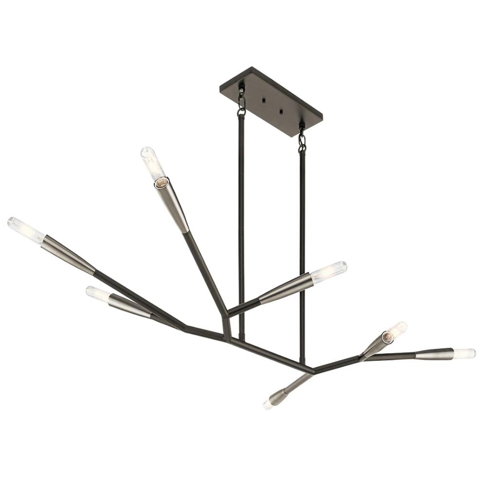 Branches Chandelier, 7-Light Chandelier, Black