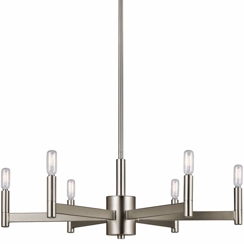 Erzo Chandelier by Kichler in Satin Nickel 43859SN
