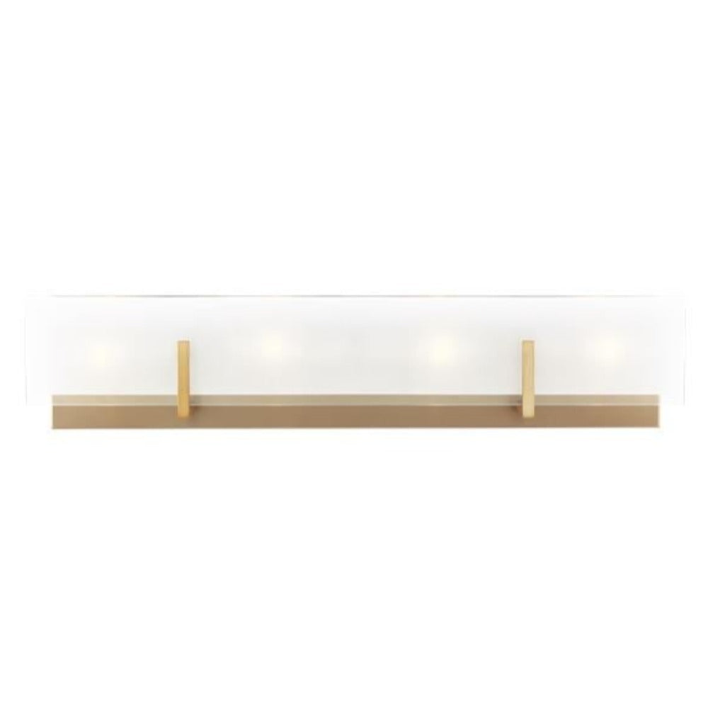 Sienna 4-light Vanity, Sconce, Satin Brass