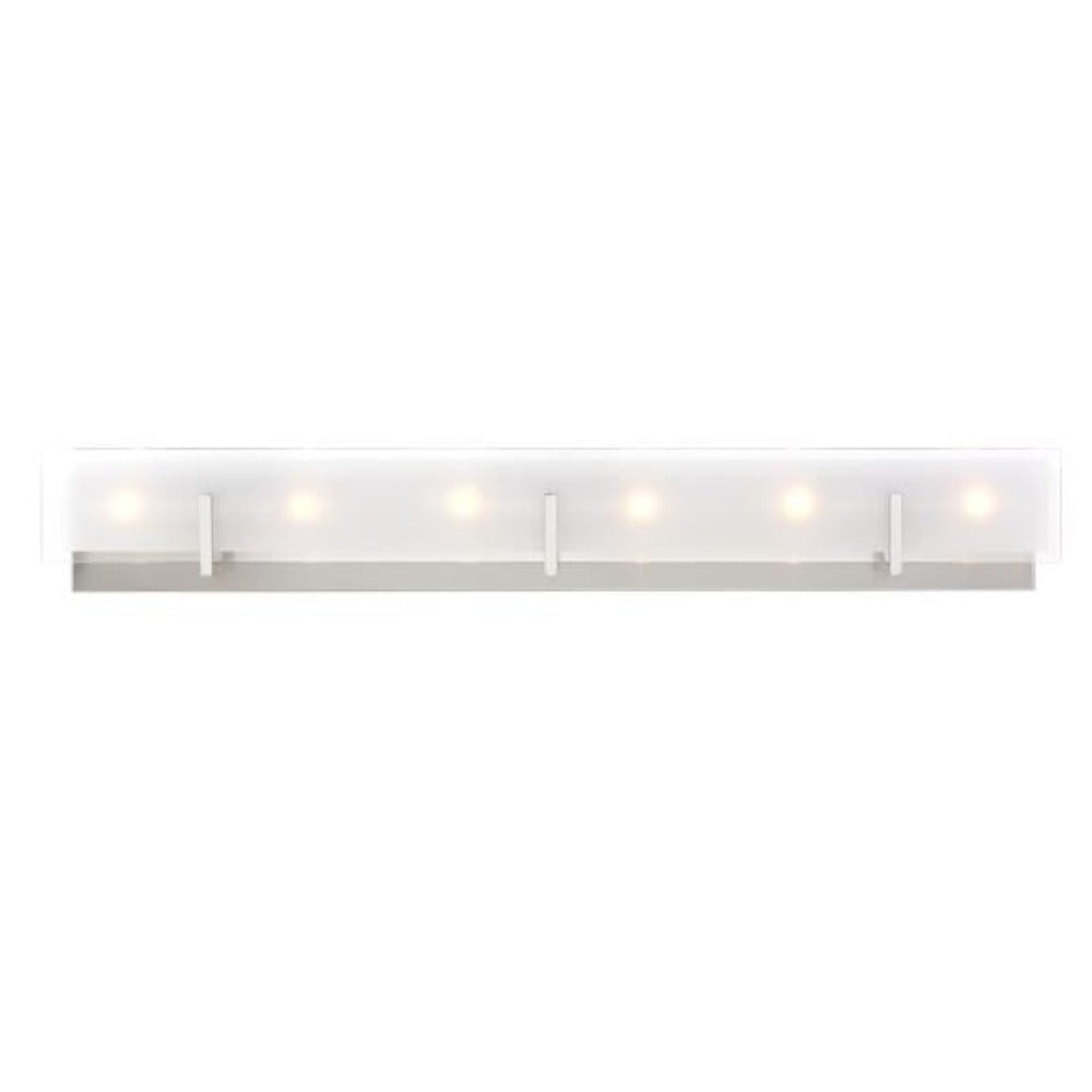 Sienna 6-light Vanity, Sconce, Brushed Nickel
