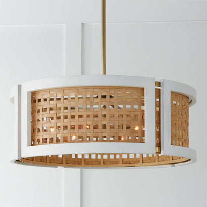 Zang Chandelier, Chandelier, Matte White