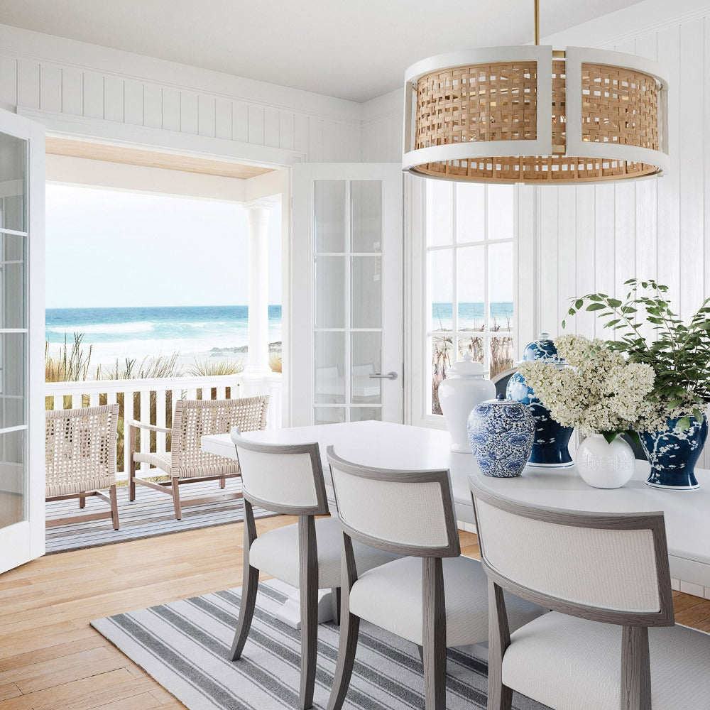 Zang Chandelier, Chandelier, Matte White