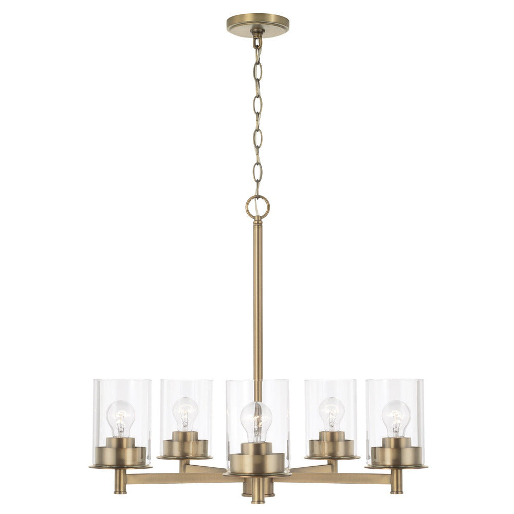 Joans Chandelier, Chandelier, Aged Brass