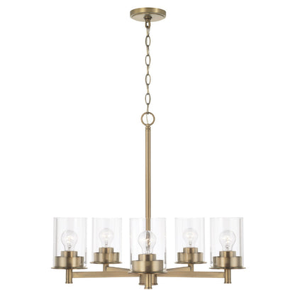 Joans Chandelier, Chandelier, Aged Brass