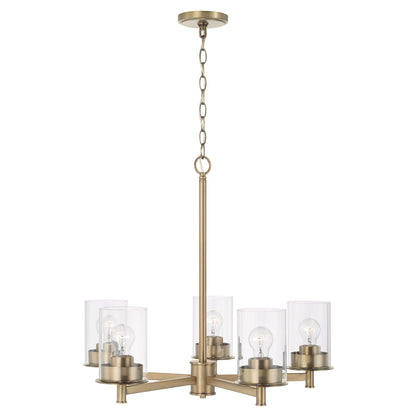 Joans Chandelier, Chandelier, Aged Brass