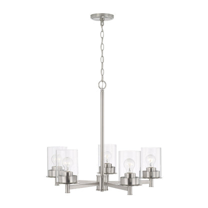 Joans Chandelier, Chandelier, Brushed Nickel