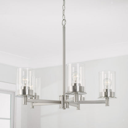 Joans Chandelier, Chandelier, Brushed Nickel