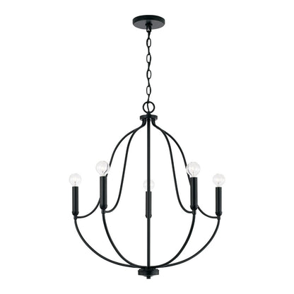 Susie Chandelier, Chandelier, Matte Black